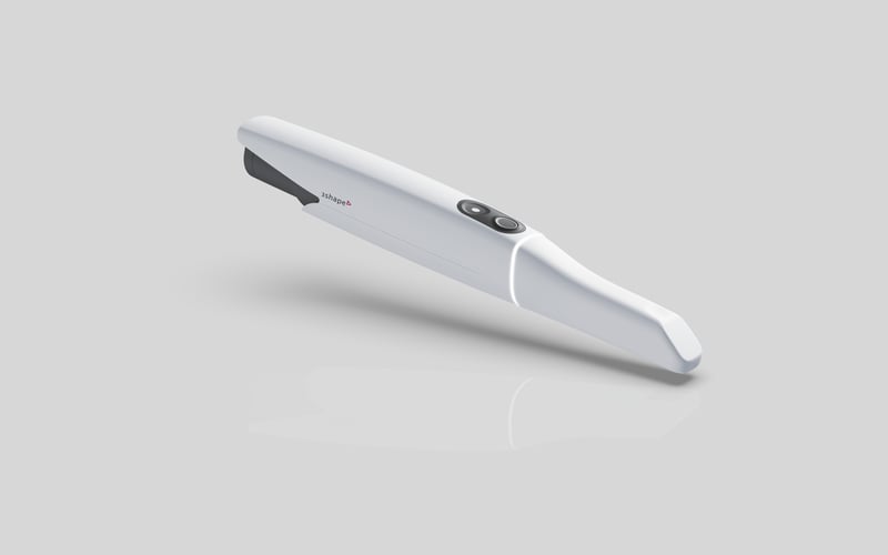 TRIOS 5_Product Render_Grey_Scanner Angled_2022